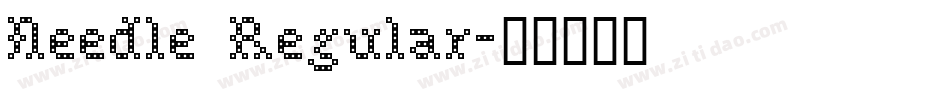 Needle Regular字体转换